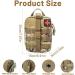 MineUp 46-Piece First Aid Kit - Comprehensive Outdoor Trauma Set for Camping Hiking Hunting & Home | Military-Grade Medical Bag in Yellow - Buy Online on GoSupps.com