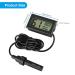RUIZHI 2 Pack Mini Digital Hygrometer Thermometer Temperature Humidity Thermometers with Gauge Meter Probe for Reptile Aquarium Greenhouse Office - Buy Online on GoSupps.com
