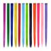 12 pieces colored hair extensions clips 22 inch colored clip synthetic hair parts for women girls cosplay fashion party (colorful set straight) colorful set straight