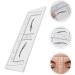 PLAFOPE 10pcs Eyebrow Design Ruler Shape Eyebrow Shaping Template Drawing Tool Makeup Tools Disposable - Buy Online on GoSupps.com