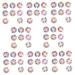 Healeved 64 Boxes Soft Pottery Nail Tech Accessories Round Spacer Beads Nail Accessories Clay Fruit Slices Nail Decoration Fruit Slice Patch Diy Lip Gloss Clay Sticker 3d Charm Polymer Clay