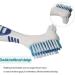 SunshineFace 4-Pack Denture Cleaning Brushes - Double Sided Ergonomic Handle for Effective Dental Care - Buy Online on GoSupps.com
