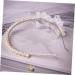 PLAFOPE Pearl Flower Headband Wedding Decor Pearl Headband Decorative Flower Headband Flower Head Band Wedding Hair Accessory Headband Ornament Head Band for Bride Exquisite Hair Band - Buy Online on GoSupps.com