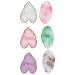 NUOBESTY Palettes de Nail Art 6 Pi ces en R sine Lisse Plateau de M lange pour Vernis et Gel Palette Compacte pour Manucure et Voyage Planche Vernis Ongles Color e et Pratique