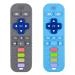 2 Pack Baby Teething Toys Remote Control Shape Soft Silicone Baby Teething Chew Toy for Babies Soft-Textured Teether Baby Chew Toys Sensory Toys (2 Rmote)