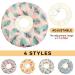 Kytpyi Cat Collar - Stain-Resistant Adjustable (17-27cm) Waterproof Cotton for Cats & Puppies Pink Feather Design - Buy Online on GoSupps.com