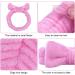 AOMIG Spa Headband for Women - Fluffy Bowknot Hair Band for Makeup, Shower, Sports (Pink) - 1 Pc - Buy Online on GoSupps.com