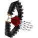Buy Jeffergarden Halloween Lace Necklace - Realistic Soft Skin-Friendly Jewelry for Weddings & Special Dates - Buy Online on GoSupps.com