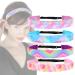 QYLPZ 4 Pieces Rainbow Headbands Girls Non Slip Headbands Adjustable Girls Stretchy Headbands for Teens Kids Party Favors Gift Cute Hair Accessories