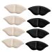 Holibanna 8 Pairs High Heels Half Pad Supple Heel Grip Adhesive Heel Liner Heel Liners Shoes Too Big Inserts Back Heel Cushion Pads Heel Pads Shoe Gummies Shoe Pads Women's Patch Sports Foam
