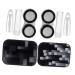 Bcoath lens holder 2 sentences colored contact lenses contact lens container eye lens tank glasses case lens tank sweet case dark container make-up mirror case accompanying box