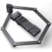 Bicycle lock folding lock bicycle lock high safety with bracket made of hardened steel with 95cm length |Extremely safe bicycle locks level 12 for e-bike/motorcycle/bike lock XL