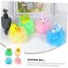 Beavorty 4Pcs Animal Shaped Bath Flower Shower Sponge Loofah - Cute Scrub Balls for Kids & Adults - Soft Bath Pouf Scrubber for Gentle Cleansing - Buy Online on GoSupps.com