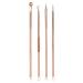 4PCS Acne Remover Tool Set - Stainless Steel Rose Gold Blackhead Extractor for Blemishes Whiteheads & Pimples - Buy Online on GoSupps.com