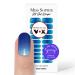 Original Miss Sophie UV Gel Nail Foils The Blues UV I 20 UV Gel Nail Polish Strips Solid Color Blue Ombre UV I For Finger & Toenails