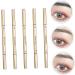 Mikinona 5pcs Double Ended Eyebrow Pencil Double- Head Eyebrow Pens Eyebrow Makeup Tools Eyebrow Ink Plastic - Buy Online on GoSupps.com