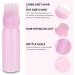 WLLHYF 2 Pack Root Comb Applicator Bottle 6 Ounce Hair Dye Bottle Brush Hair Oil Squeeze Bottles Plastic Hair Root Comb Color Applicator with Graduated Scale (Pink) - Buy Online on GoSupps.com