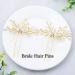 Artio Bride Wedding Pearl Hair Pins Set - Bridal Hair Accessories for Women and Girls - 2PCS (Gold) - Buy Online on GoSupps.com