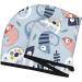 Hair Towel Wrap Quick Drying Towel Turban with Button | Cute Chameleons on Blue | Perfect for All Hair Types - Buy Online on GoSupps.com