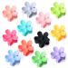 Hair Claw Clips - AYBLOOM 12 PCS Flower Hair Clips Cute Claw Clips for Women Girls Thick Hair, Big Hair Clips Cute Matte Hair Jaw Clips Strong Hold for Thin Hair, Large Girls Daisy Hair Accessories (A: Rose Red, Deep Yellow, Orange, Pink, Flesh Pink, Ligh