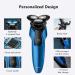 Electric Razor Men USB Quick Rechargeable Electric Shaver 3in 1 Wet & Dry Rotary Shavers with Nose Hair Trimmer and Beard Trimmer - Buy Online on GoSupps.com