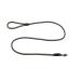 Leash - rope leash with hand loop Basic 10mm 27 colours 7 lengths (1.55 m dark grey) 1.55 m dark grey