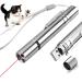 Cat Pointer Interactive Toys Cat Chasing Toys Pet Toys for Indoor Kitten Play Chase Exercise USB Recharge Cat Toy Pointer for Indoor Cat Mouse Toys Wand Light Pet Interactive Toys