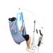 GTFDXJ Patient Lifting Slings Hoist for Lifting Elderly Padded Toileting Patient Lift Sling with Head Support Divided Leg Shower Sling for Patient Lifts Heavy Duty Transfer Sling Blue Small