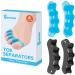 ZooNut Toe Separator, 4-Pack Toe Spacers & Toe Straightener Fight Bunions and Restore Crooked Toes to Their Original Shape, Bunion Corrector for Women/Men for Foot Pain Relief and Plantar Fasciitis