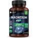 Magnesium Glycinate 4-in-1 Complex 2000mg - High Strength Magnesium Capsules Magnesium Citrate Bisglycinate Malate Oxide Supplements - Magnesium Supplements 120 Capsules Vegan UK Made By New Leaf