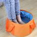 Lurrose Collapsible Foot Bath - Portable Fabric Wash Bucket for Camping Travel and Spa - Foldable PEVA Foot Tub - Buy Online on GoSupps.com