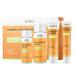 Skincare Set - Turmeric Skin Care Sets & Kits - Skin Care for Teenage Girls - Anti-Aging Facial Kit with Cleanser Serum Face Cream Toner - Skin Care Set Suitable for All Skin Types
