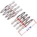 Pinals Archery 100 Grain Field Arrow Points & Aluminum Inserts - 12 Set for Compound & Recurve Bow Hunting - Buy Online on GoSupps.com