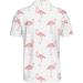 Watercolor Pink Flamingo Polo Shirt - Unisex Lightweight Golf Bowling Polo - X-Large - Buy Online on GoSupps.com