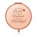 Encouragement Gift for Women Inspirational Gifts For Her Girls Motivational Birthday Gift Compact Pocket Makeup Mirror You are loved Inspirational Graduation Christmas Wedding Gift for Daughter Niece
