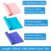 DIWUJI Set of 3 Exercise Resistance Bands - 1.5M/4.9ft Skin-Friendly Long Elastic - Standard Resistance Levels for Physical Therapy, Strength Training, Yoga, Fitness - Blue Pink - Buy Online on GoSupps.com