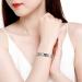 Jecanori Lymph Drainage Magnetic Bracelet for Women - Arthritis Pain Relief & Carpal Tunnel Therapy - Titanium Steel Crystal Jewelry Gift (Silver) - Buy Online on GoSupps.com