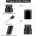 Perfume Twist-Up Rotary Travel Bottom Fill Refillable Elegant Portable Spray Bottle for Perfume Leak-Proof Compact 10ml Ideal for Travel and Everyday Use - Buy Online on GoSupps.com