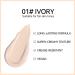 Erinde Eye Primer - Matte Eyeshadow Base for Mature Skin Waterproof & Long-Lasting Nude Cream Primer - Cruelty-Free Makeup 01 Ivory - Buy Online on GoSupps.com
