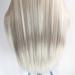 Greenmir 26in Ombre Platinum Blonde Lace Front Wig - Long Straight Heated Synthetic Fiber for Daily & Party Wear - Buy Online on GoSupps.com