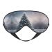 SSIMOO Christmas Tree Snow Sleep Mask-Adjustable Breathable Fashionable Eye Mask for A Comfortable Sleep Experience Black