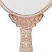 XPXKJ Handheld Mirror with Handle for Vanity Makeup, Home, Salon, Travel Use - Rose Gold Carved | 1 Count - Buy Online on GoSupps.com