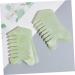 Plafope Jade Massage Comb - Enhance Hair & Scalp with Gua Sha Tool | International Shipping Available - Buy Online on GoSupps.com