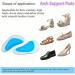 Silicone Feet Corrective Pads | Orthotic Arch Support for Flat Foot & High Heels | Comfortable Cushion Size L - Shop Now - Buy Online on GoSupps.com