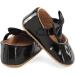 LACOFIA Baby Girls Anti-Slip Mary Jane Shoes | Infant Princess Party Prewalkers 6-12 Months | Black Bowknot Design - Buy Online on GoSupps.com