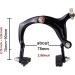Mimoke 2 Pairs C-Brake Bicycle Rim Brake Set | Front & Rear V-Brake 70mm Pads | Long Arm 110mm Aluminum Alloy - Style B - Buy Online on GoSupps.com