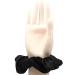 Mytoptrendz Large Luxurious Smooth Soft Silky Satin Scrunchie Hair Ties Ponytail Hairbands Traceless Bobble For Girls Women Thick Long and Curly Hair (Black) - Buy Online on GoSupps.com