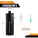 Reverbs High Fidelity Ear Plugs - Professional Noise Cancelling Earplugs for Concerts, Musicians, Motorcycles - Black, 1 Pair - Buy Online on GoSupps.com