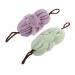 Angoily 2pcs Bath Ball Back Strip Bath Back Sponge Exfoliating Shower Net Back Massage Sponges Shower Wash Ball Shower Pouf Sponge Keychain Comb Stretchy Accessories Mesh Elastic