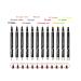 DNM Neon Cat Eye Liquid Eyeliner Pen - Waterproof Long-Lasting Black Eye Liner Pencil, Orange - Makeup Tools and Cosmetics - Buy Online on GoSupps.com